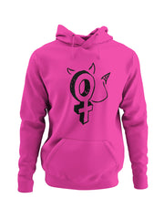 MENS GIRLS ARE EVIL NEON HOODIE