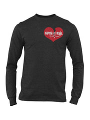 Men's Broken Hearted Long Sleeved T-Shirt