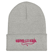 Girls Are Evil Cuffed Beanie